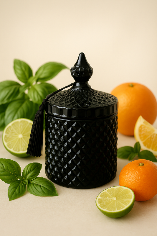 Lime, Basil & Mandarin ~ Soy Wax Candle